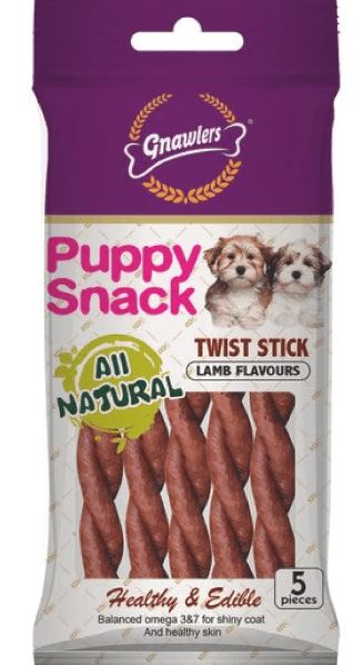 GNA PUPPY TWIST STICK 80GM