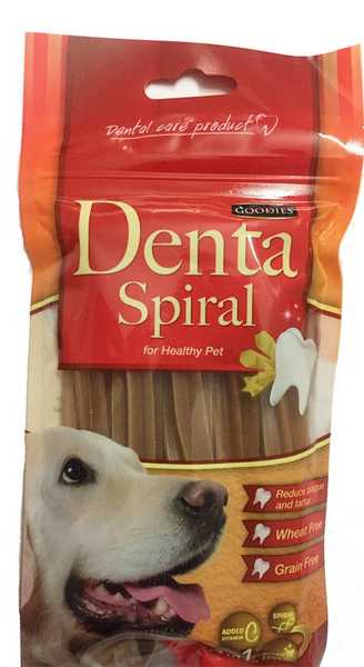 GOODIES DENTAL SPIRAL 100GM