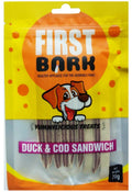 JER FB DUCK &COD SANDWICH 70GM