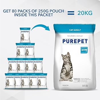 PUREPET CAT ADULT OCEAN FISH 20KG
