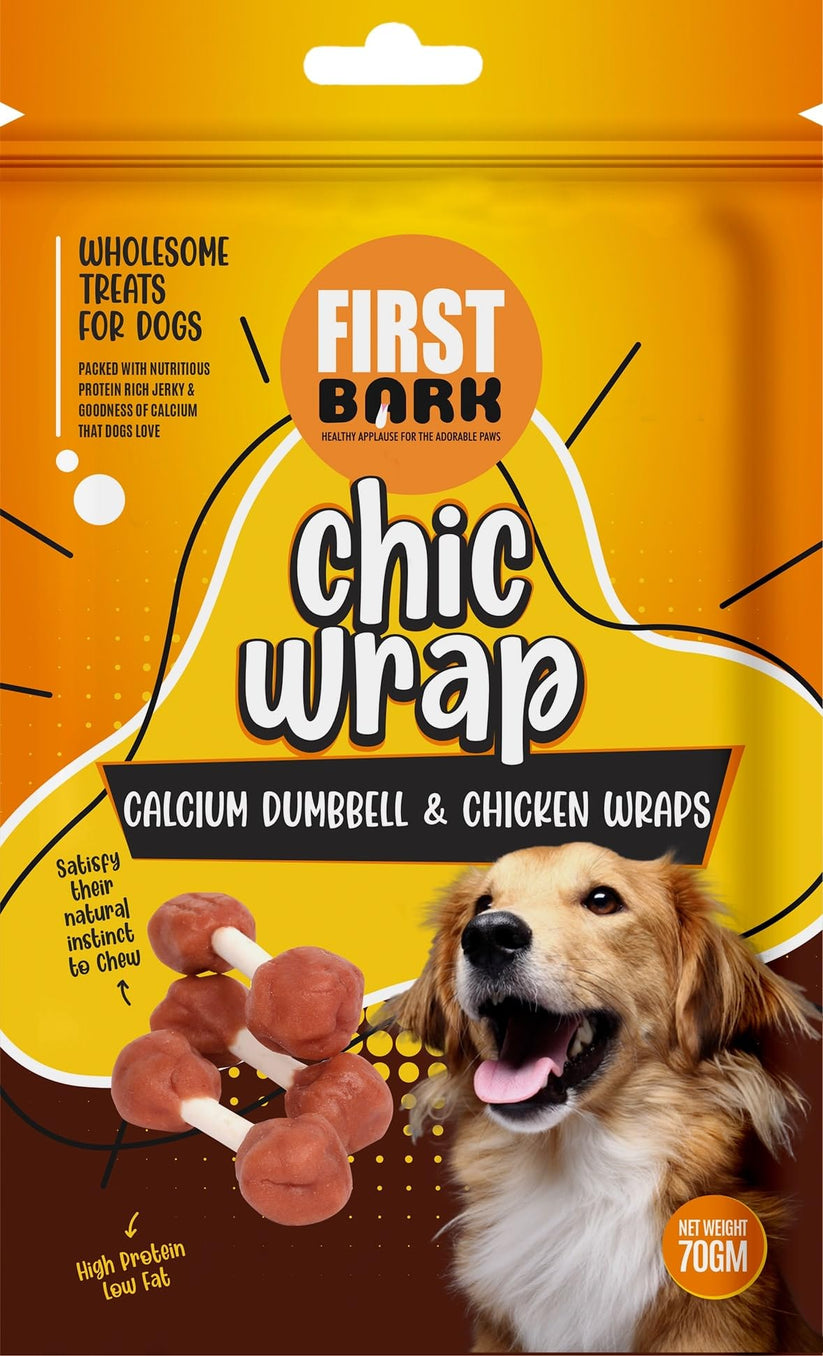 FB CW CALCIUM DUMBELL & CHICKEN