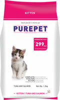 PUREPET KITTEN TUNA&SALMON 1.2KG