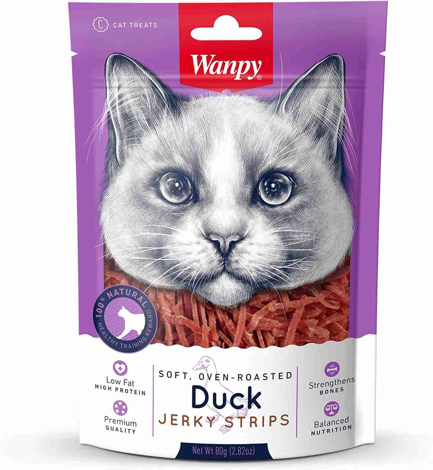 WANPY SOFT DUCK JERKY STRIPS