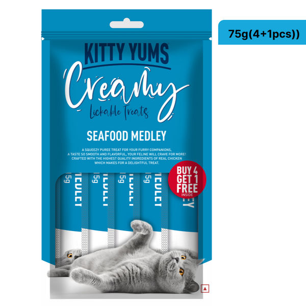 DL KITTY YUMS CREAMY SEAFOOD MEDLEY