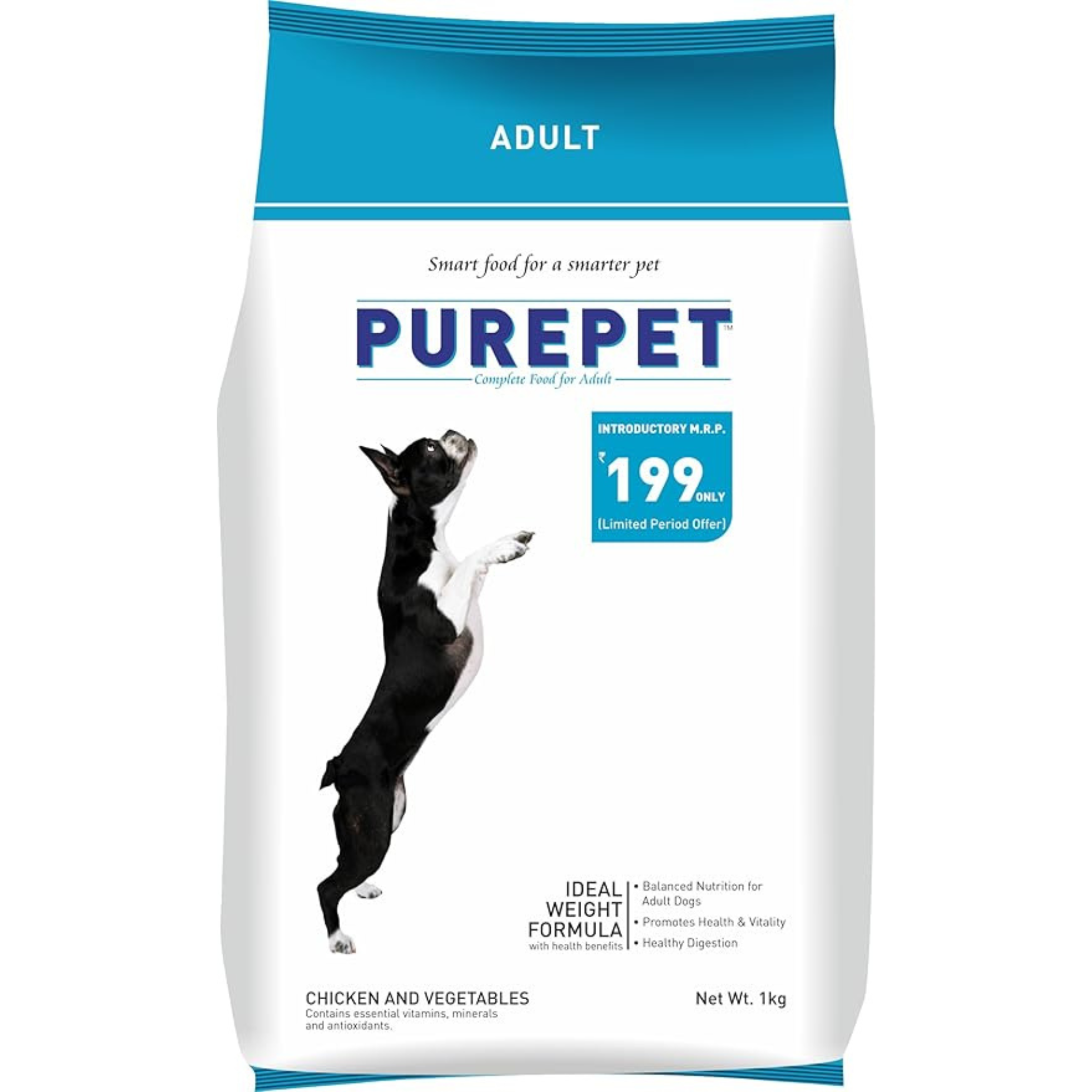 PUREPET ADULT CHI & VEG 7KG