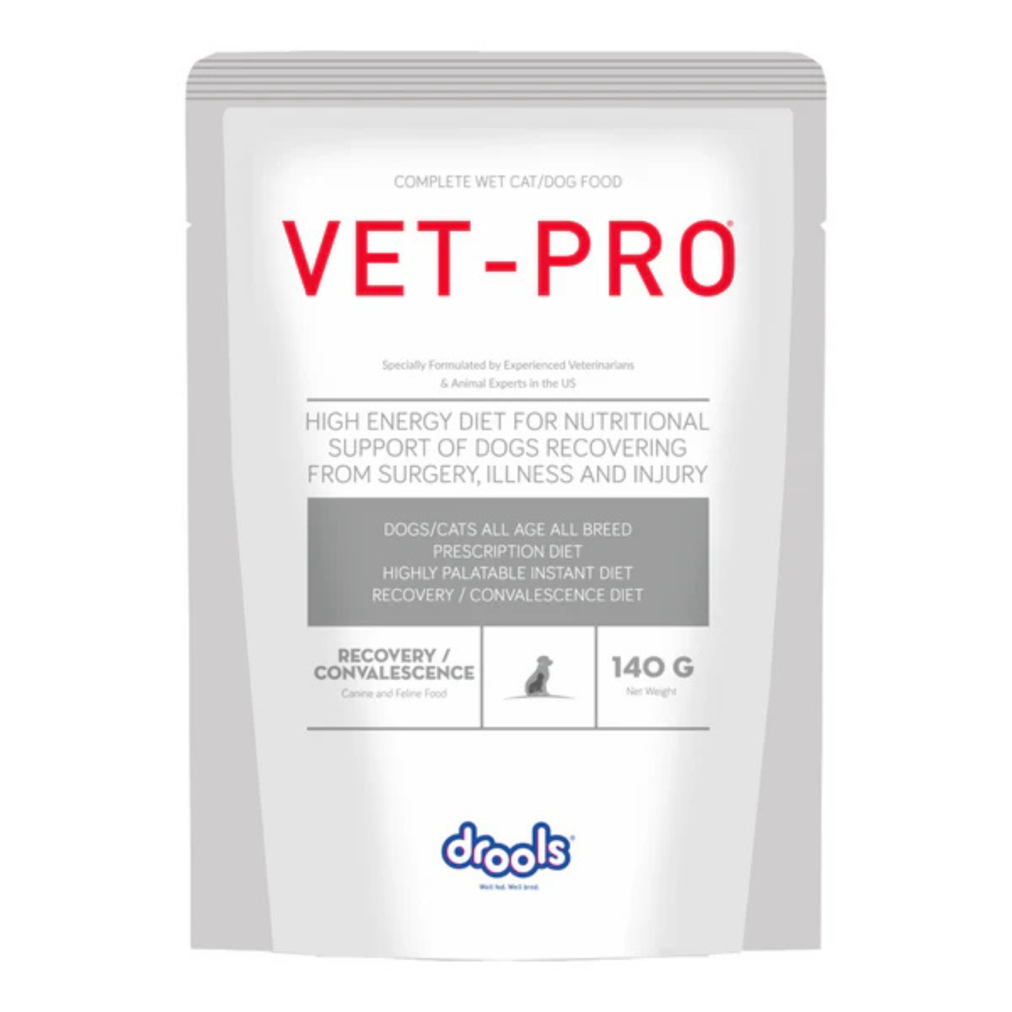 VETPRO RECOVERY GRAVY 140GM